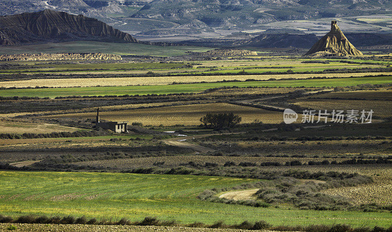 西班牙纳瓦拉的Bardenas Reales。